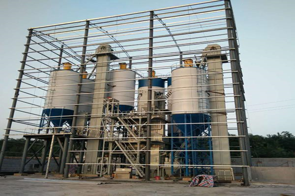 阶梯式干混砂浆搅拌站